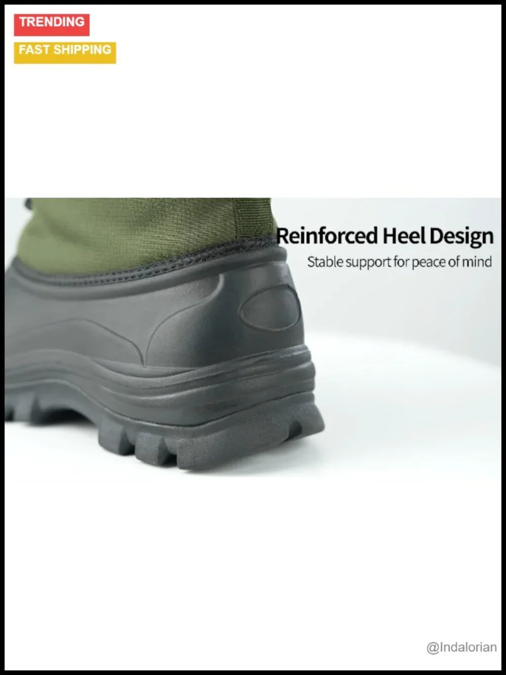 Waterproof Insulated Snow Boots with Graphene Self-Heating Insole Non Slip